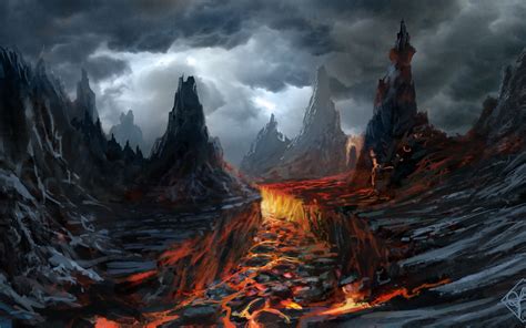 Image result for evil landscape | Fantasy art landscapes, Fantasy landscape, Fantasy drawings