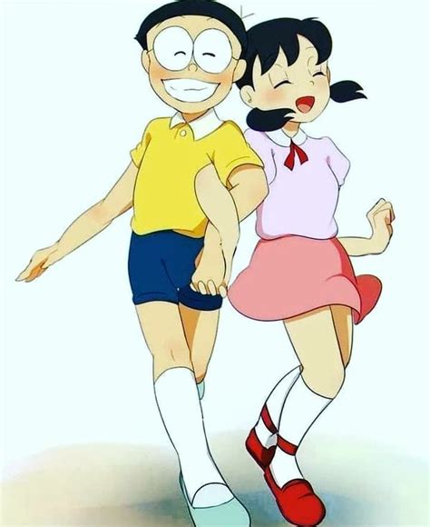 Nobita & Shizuka love wallpaper | Doremon cartoon, Cartoon kiss, Cute cartoon drawings