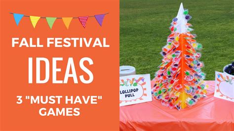 Fall Festival Ideas - 3 "Must Have" Games! - YouTube