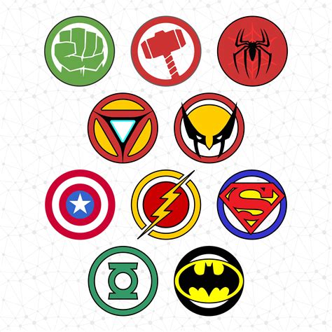 Superhero Logo Template