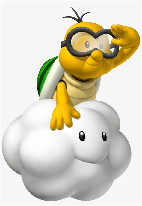 Lakitu - Lakitu Mario Kart 7 Transparent PNG - 1670x2339 - Free Download on NicePNG