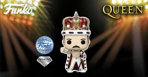 Funko POP! Rocks: Queen - Freddie Mercury King (Diamond Collection ...