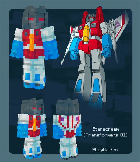 Starscream [Transformers G1] Minecraft Skin