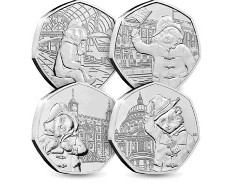 Paddington Bear 50p Coins Set 2018/2019 Free Delivery - Etsy