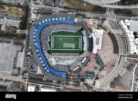 A general overall aerial view of Center Parc Stadium, Sunday, Jan. 29 ...