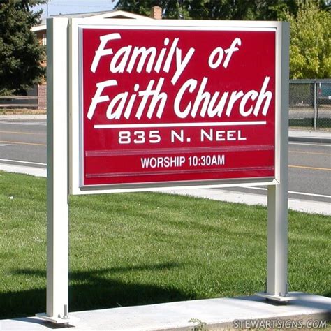 Church Sign for Family of Faith Church - Kennewick, WA