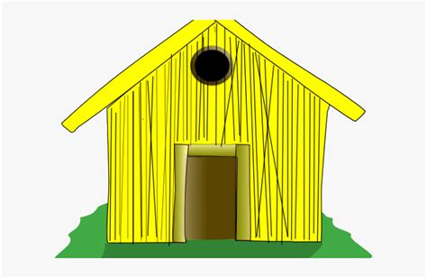 Straw House Cliparts - Straw House Cartoon Png, Transparent Png , Transparent Png Image - PNGitem