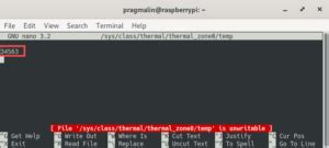 Check the Raspberry PI CPU temperature - PragmaticLinux