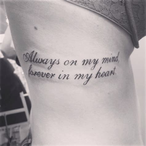 Always In My Heart Tattoo - wholesalesalamandersy32188