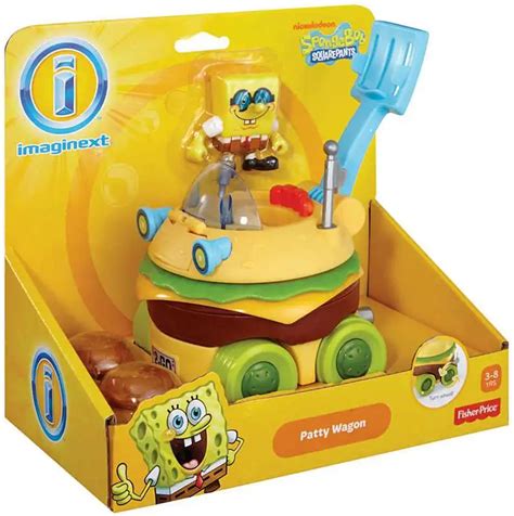 Fisher Price Spongebob Squarepants Imaginext Patty Wagon Vehicle Set - ToyWiz