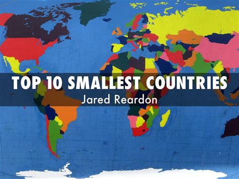 Top 10 smallest countries by 7reardonj