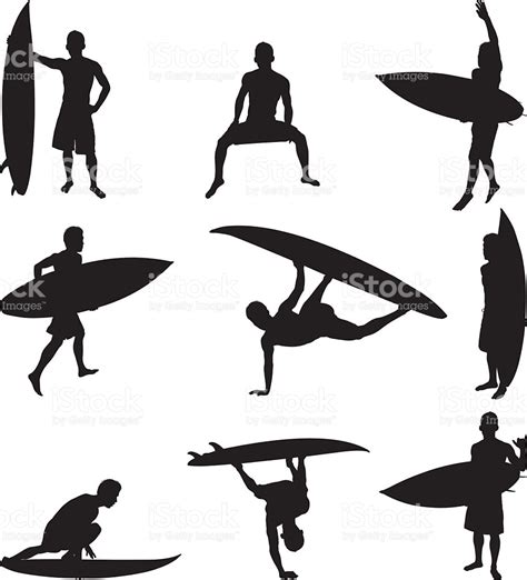 Surfboard Silhouette at GetDrawings | Free download