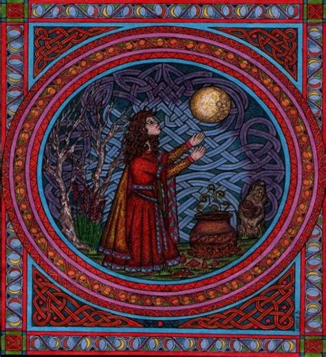 Celtic witch Celtic Symbols, Celtic Knot, Morgan Le Fay, Wiccan, History, Painting, Culture ...