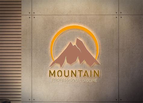 Mountain Logo | Mountain logos, Logo design, Free font