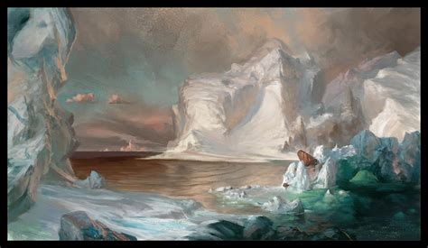 The Icebergs Frederic Edwin Church Study by AnthonyAvon on DeviantArt