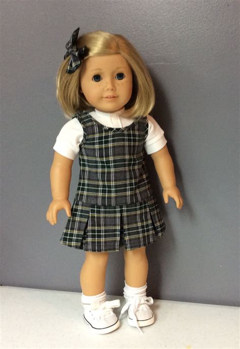 School uniform for American Girl Dolls. | Doll clothes american girl, American girl clothes ...