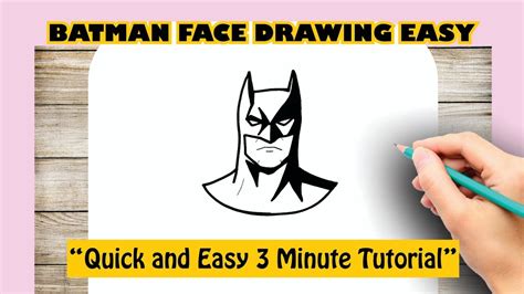 Batman Face Drawing