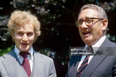 Father and son, Henry Kissinger and David Kissinger at graduation... News Photo - Getty Images