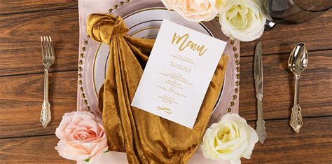 Five Trendy Wedding Napkin Folds that You Can Try | CV Linens