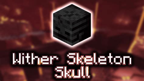 Wither Skeleton Skull - Wiki Guide - 9Minecraft.Net