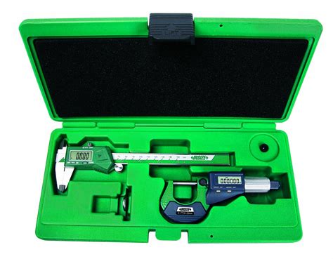 INSIZE, 10 Pieces, Digital Caliper, Precision Measuring Tool Kit ...