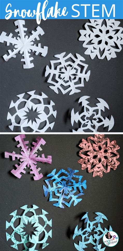 Winter STEM with Snowflakes - STEM Activities for Kids