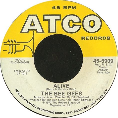 The Bee Gees* - Alive (1972, PL, Vinyl) | Discogs