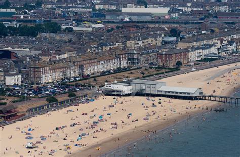 Lowestoft beach in Suffolk - aerial | Lowestoft, Aerial images, Suffolk