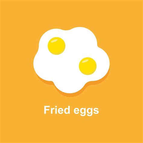 Premium Vector | Scrambled eggs. Breakfast. Vector graphics in cartoon style