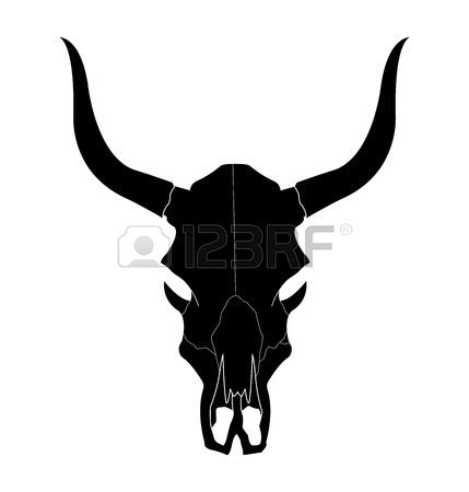 Longhorn Skull Drawing | Free download on ClipArtMag