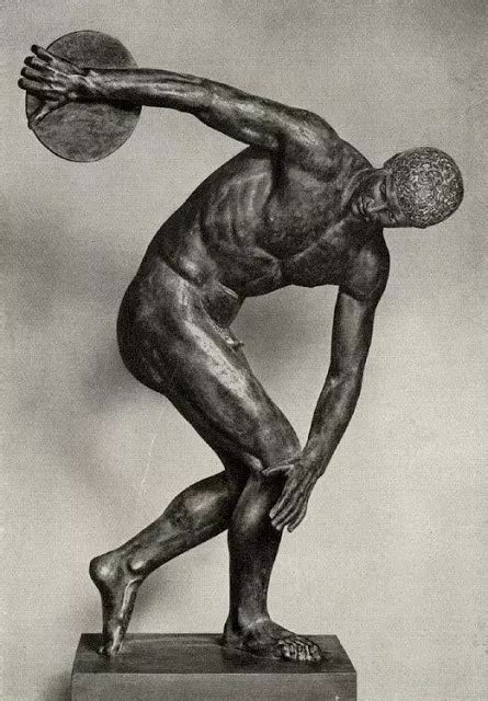 Discobolus, Museum Replica, Symbol of Olympic Games, Ancient Greek ...