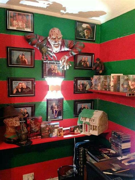 A Nightmare on Elm Street collection, AMAZING ! | Horror decor, Horror room, Horror house