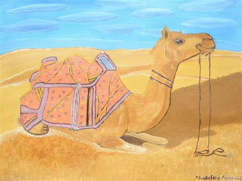 Arabian Camel Painting by Magdalena Frohnsdorff - Fine Art America