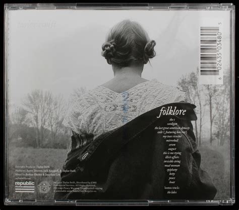 Taylor Swift Signed "Folklore" CD Disc Cover (JSA COA) | Pristine Auction