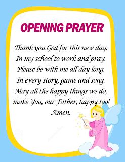 Opening and Closing Prayers in School (Ready to Print) - DepedClick | School prayer, Classroom ...