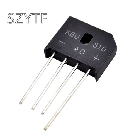 10PCS 8A 1000V diode bridge rectifier KBU810-in Rectifiers from ...