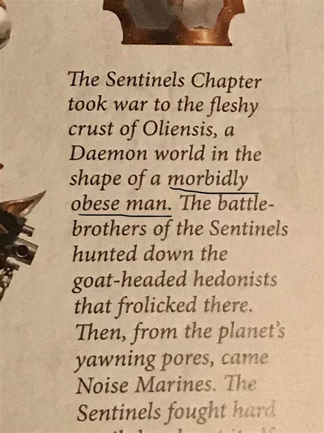 The idea that there is a giant fat man in space somewhere is why I love the 40k lore. : Warhammer40k