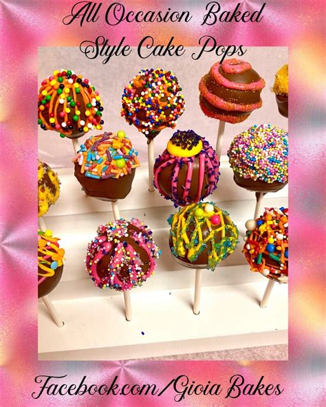 One Dozen Custom Baked Cake Pops Dipped in Creamy Ghirardelli - Etsy