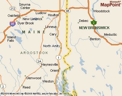 North Amity, Maine Area Map & More