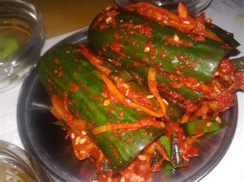 cucumber kimchi - Cooking Korean food with Maangchi