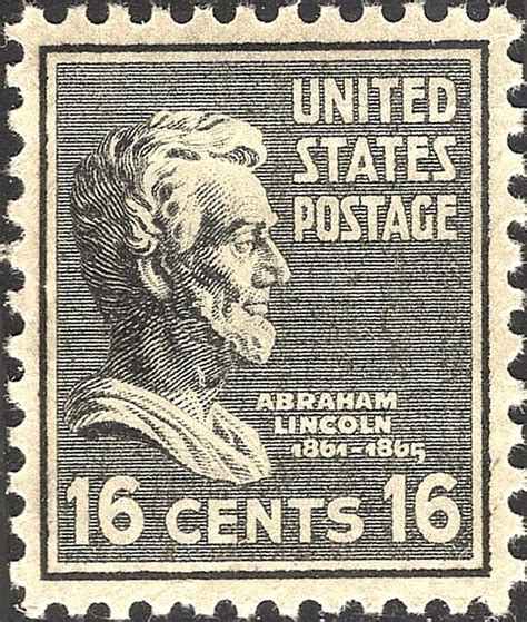 Pack of 10 .. 16c Abraham Lincoln Stamp of 1937 .. 10 Vintage - Etsy