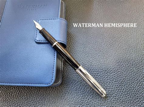 Waterman Hemisphere Satin Black fountain pen