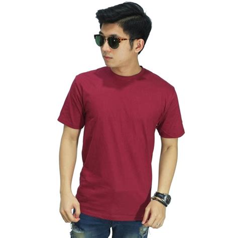 Ide Terbaru 51 Mentahan Kaos Polos Merah Maroon