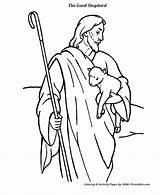 Jesus Shepherd Coloring Pages sketch template