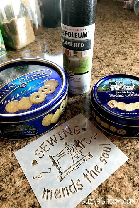 DIY Cookie Tin Sewing Kit: How To Upcycle Cookie Tins