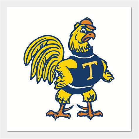 College (ct) Trinity Bantams Wall And Art Print | Trinity Bantams in 2022 | Mascot, College ...