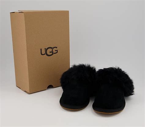 UGG Scuff Sis Slippers Black - Women’s Sustainable Materials