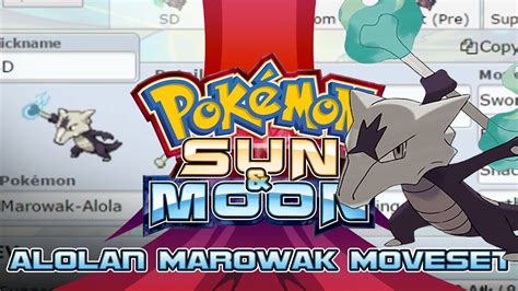 Alolan Marowak Moveset Guide! How to use Alolan Marowak! Pokemon Sun and Moon! w/ PokeaimMD ...