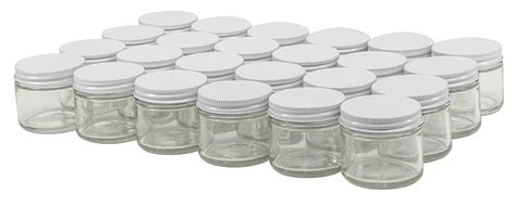 Case of 24 North Mountain Supply 4 Ounce Amber Glass Straight Sided Mason Canning Jars with 58mm ...