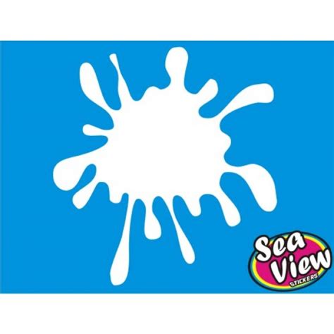 30 Paint Splat Stickers